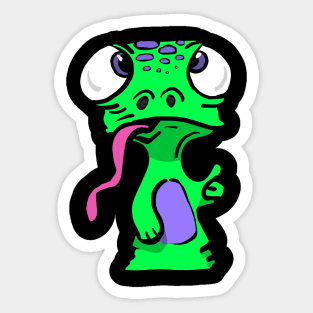 Loose-lipped lizard Sticker